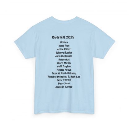 Riverfest Heavy Cotton Tee w/ back - Image 4