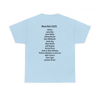 Riverfest Heavy Cotton Tee w/ back - Image 2